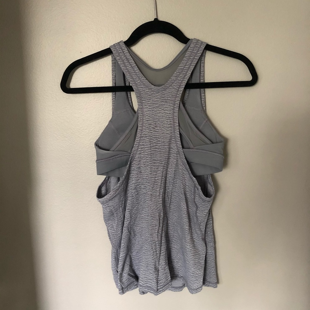 lululemon athletica Gray Strappy Racerback Tank - Picture 6 of 8